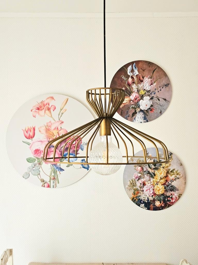 HIP ORGNL set/3 wanddecoratie wandcirkels, Huis en Inrichting, Woonaccessoires | Wanddecoraties, Zo goed als nieuw, Ophalen