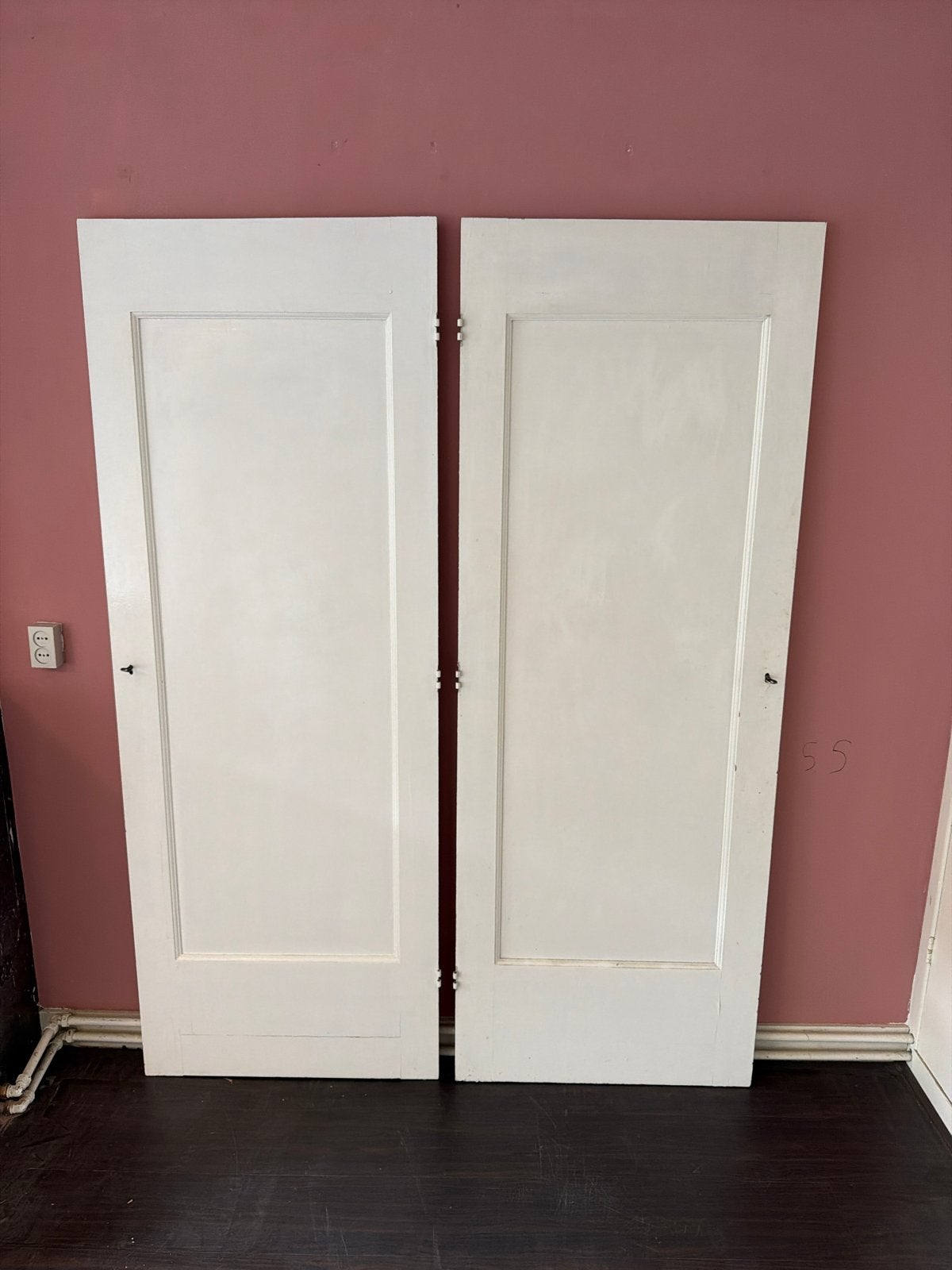 4 En-suite kastdeuren 74,5 x 202,5 cm (2x links, 2x rechts), Ophalen, Gebruikt, Minder dan 80 cm, Binnendeur