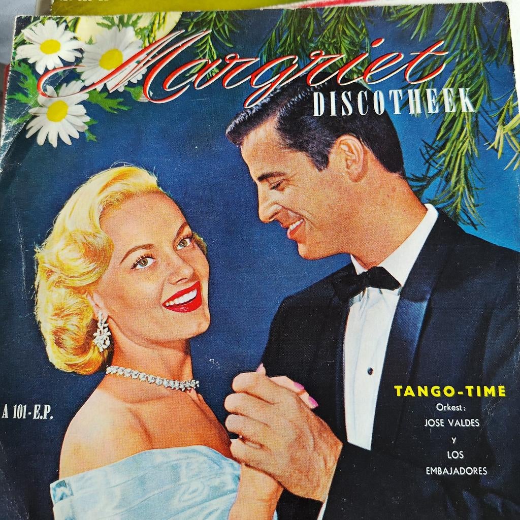 Margriet Discotheek - Tango-Time EP (Jose Valdes), Ophalen of Verzenden, Gebruikt, 7 inch