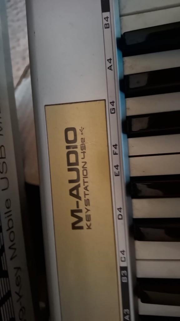 M-Audio 49e keyboard station controller 49 m audio, Ophalen of Verzenden, Zo goed als nieuw, Minder dan 500 watt, Keyboardversterker