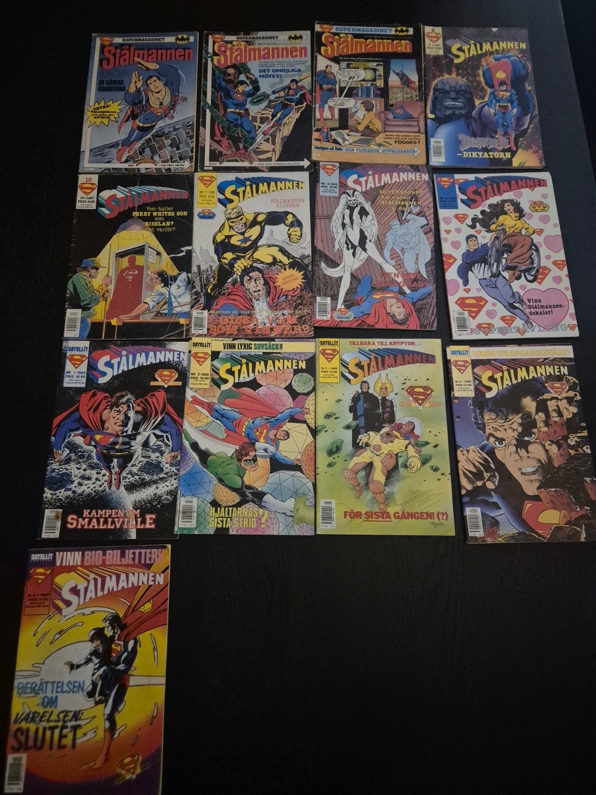 Superman Comics (Stålmannen) in het Zweeds, Boeken, Meerdere stripboeken, Ophalen of Verzenden, Gelezen