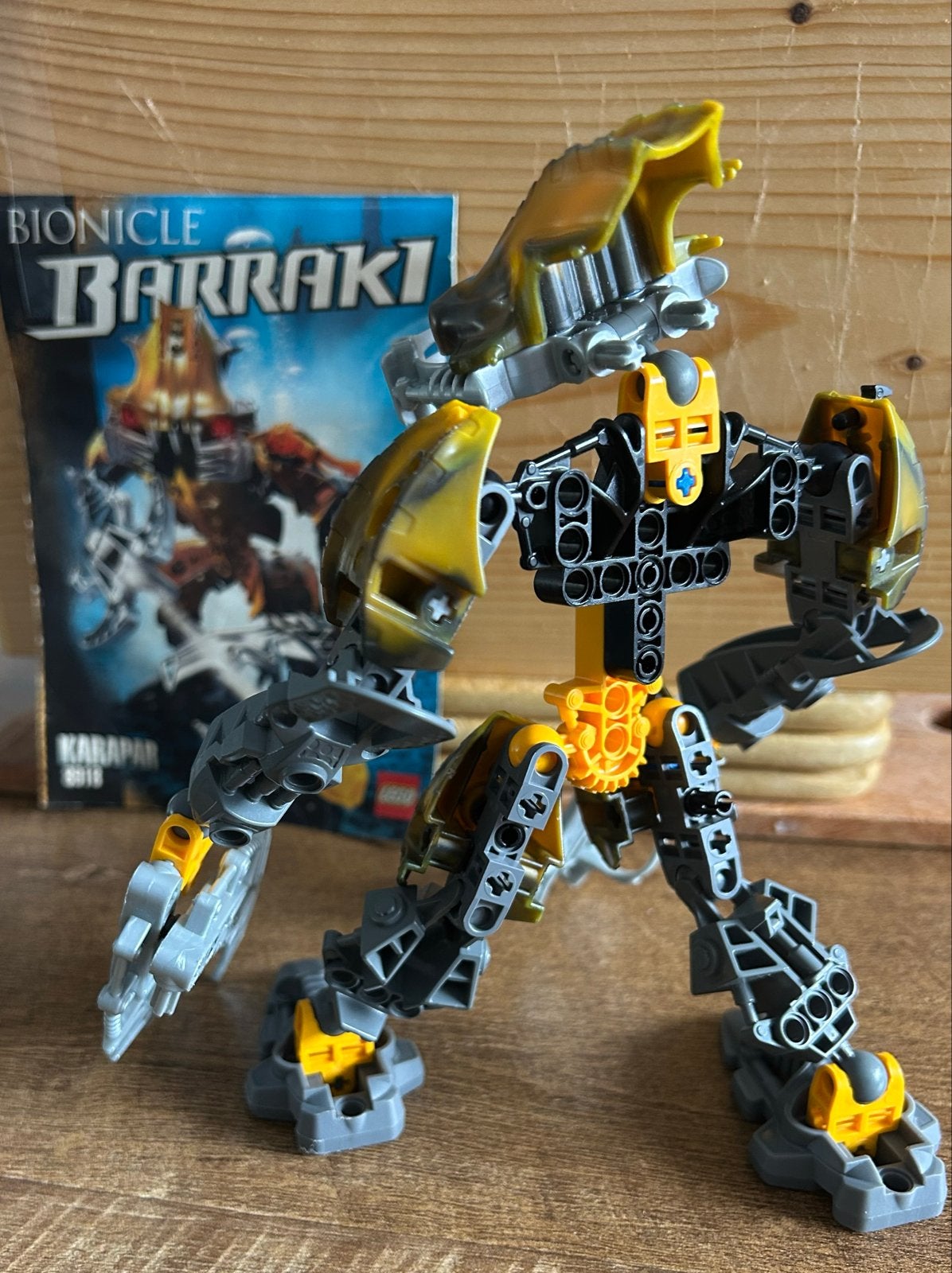 Lego Bionicle 8918 Karapar - Compleet met boekje, Ophalen of Verzenden, Gebruikt