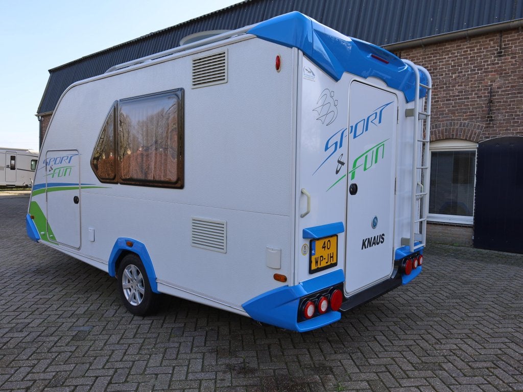Knaus Sport en Fun 480 QL sportief en compleet, Caravans en Kamperen, Caravans, Rondzit, Bedrijf, Tot en met 4, 1000 - 1250 kg