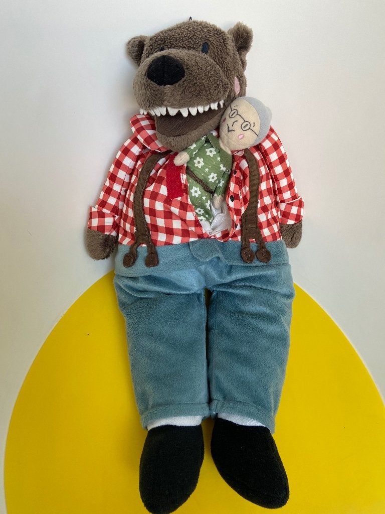 K1766 ikea wolf met oma in de buik, Ophalen of Verzenden, Zo goed als nieuw, Overige typen