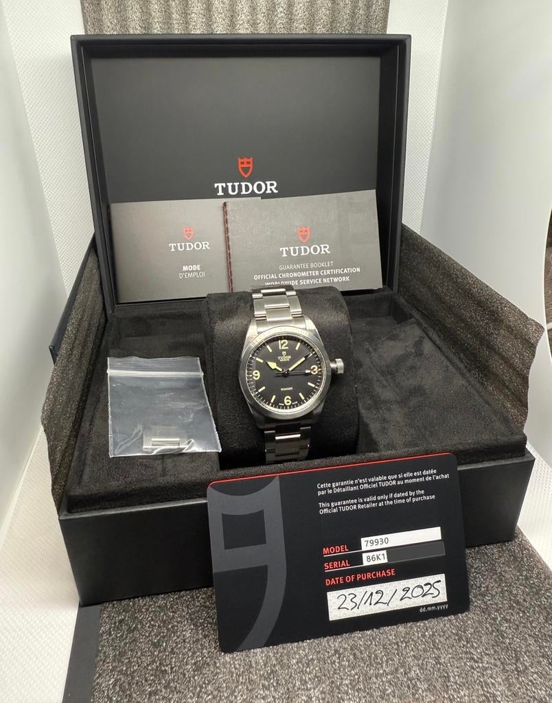 Tudor Ranger 36mm (2025) – nieuwstaat – full set, Overige merken, Staal, Staal, Polshorloge