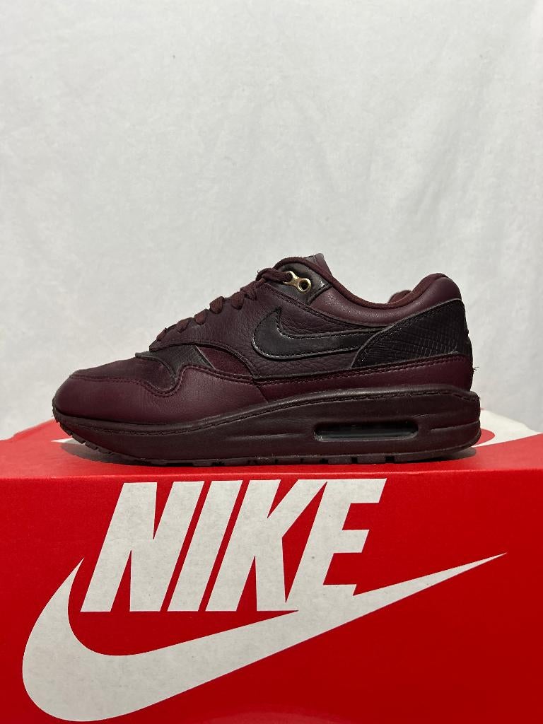ALS NIEUW! Maat 39 - Nike Air Max 1 '87 Burgundy Crush, Overige kleuren, Verzenden, Nike, Nike
