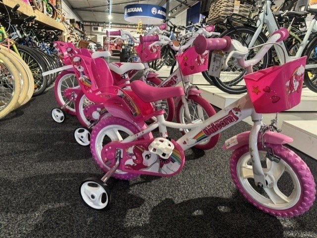 Dino Bikes Unicorn Kinderfietsen 10 tot 16 inch, Ophalen of Verzenden, Nieuw, Velgrem, Minder dan 16 inch