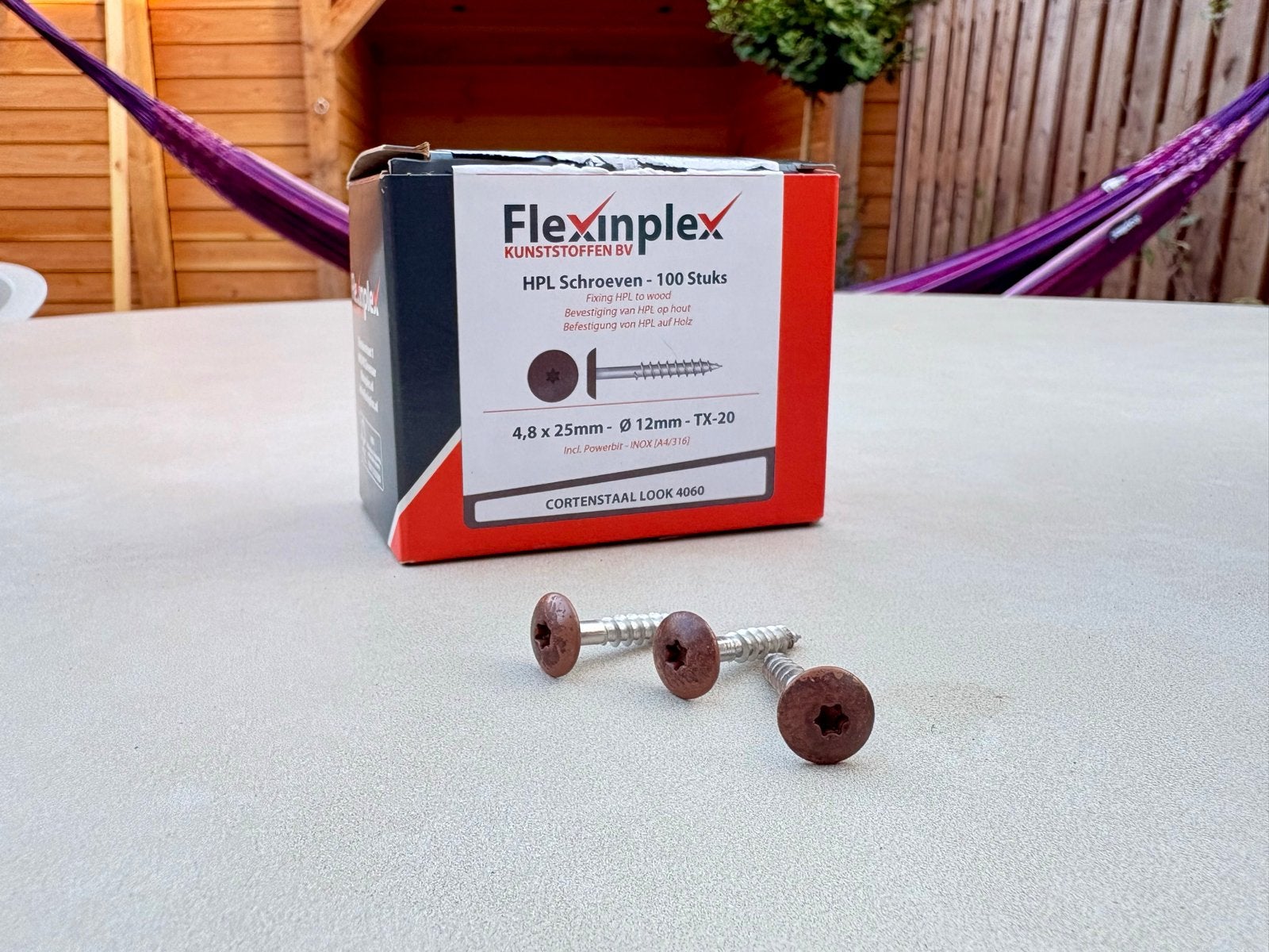 Cortenstaal Schroeven RVS 4,8x25mm Torx (70 stuks), Doe-het-zelf en Verbouw, Schroeven, Nieuw, Ophalen of Verzenden, Minder dan 50 mm