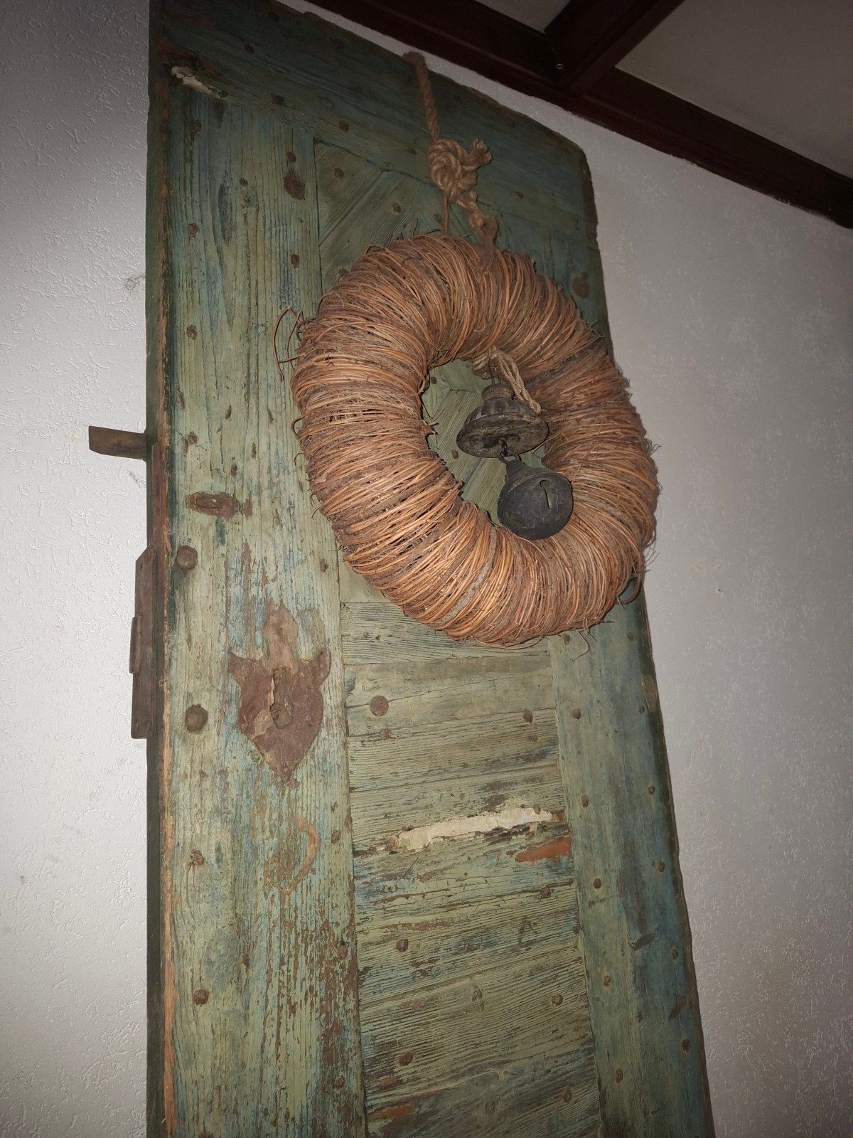 Unieke, zware brocante deur afkomstig uit een wijnkelder in, Ophalen, Gebruikt, ., .