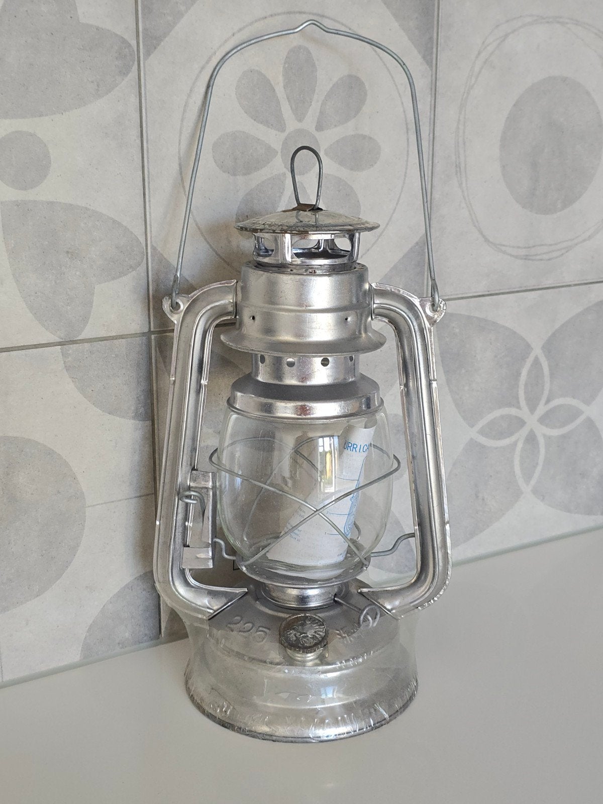 vintage New old stock 70S/80S  zinken stormlantaarn €12,95, Antiek en Kunst, Ophalen of Verzenden