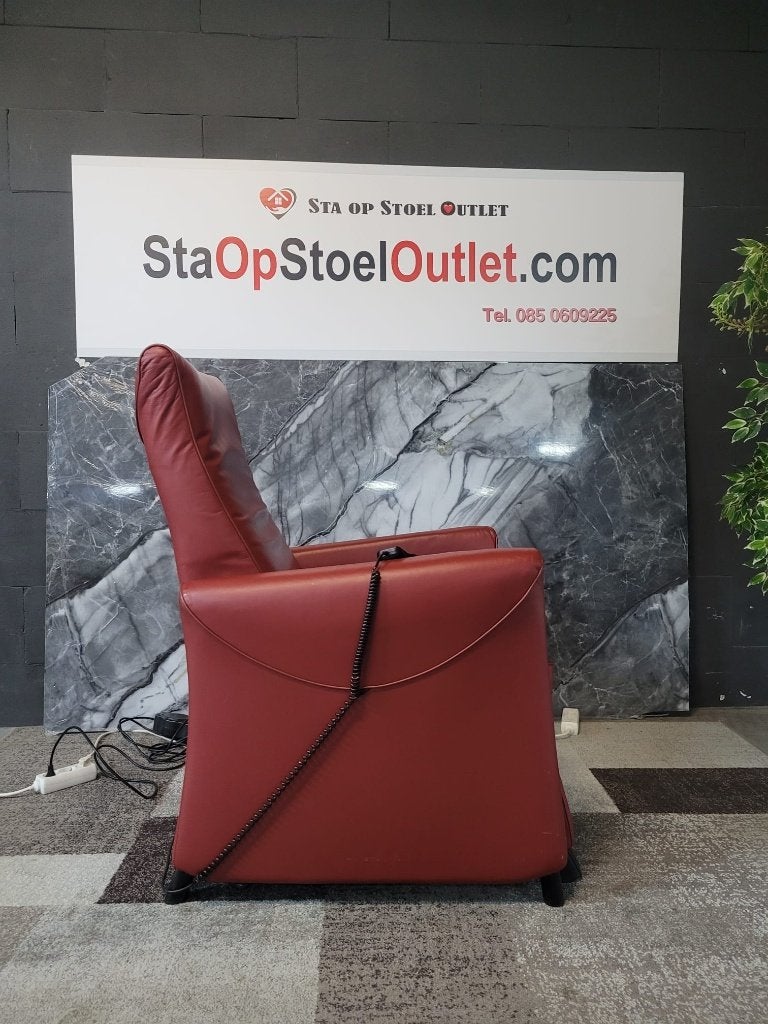Staopstoel Fitform Leder met kantelfunctie rood, Minder dan 50 cm, Minder dan 75 cm, Leer, Ophalen of Verzenden
