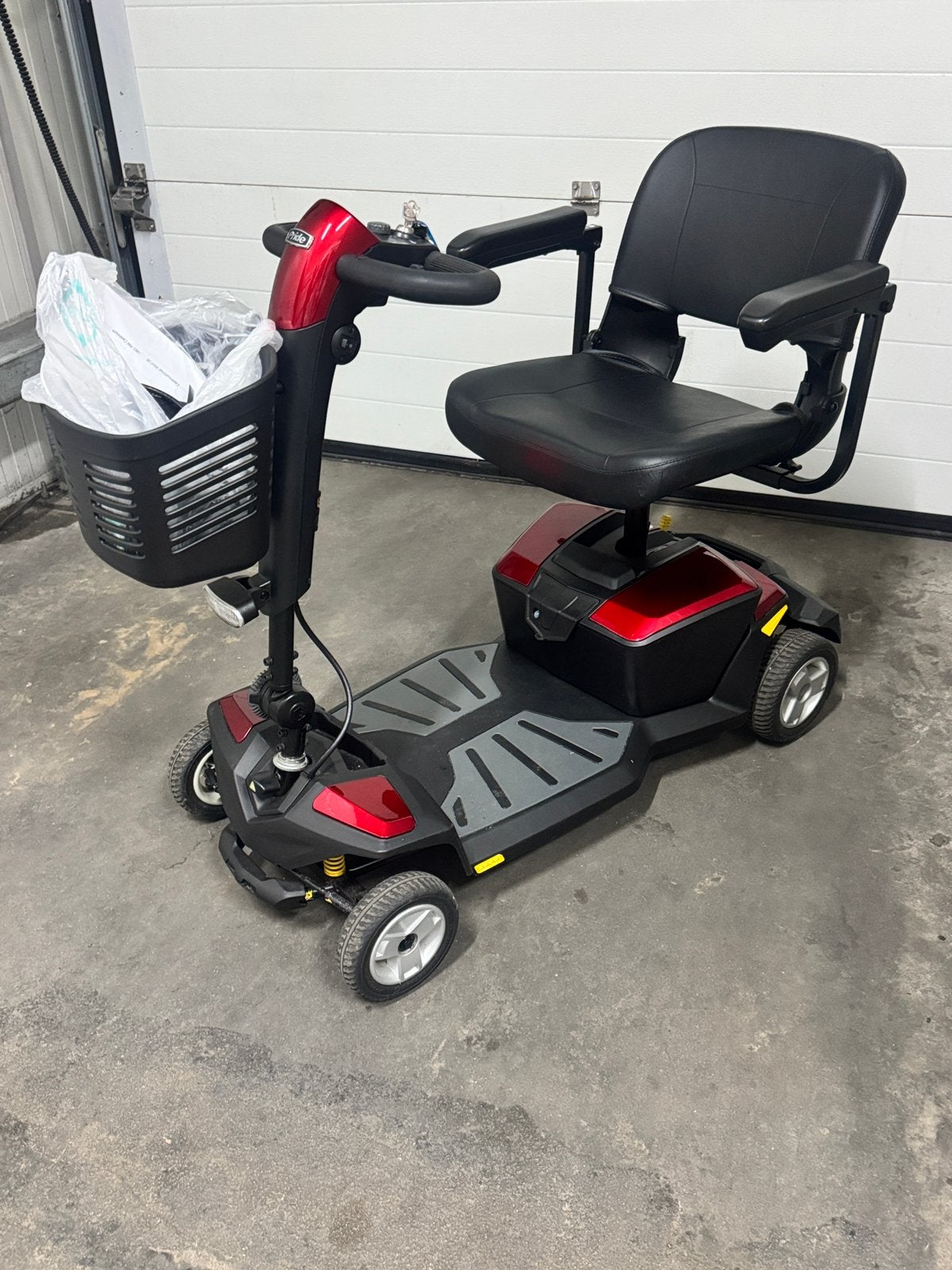 Mooie Pride LX Avantgarde met vering opvouwbare scootmobiel, Diversen, Brommobielen en Scootmobielen, Ophalen, 10 km/u of minder