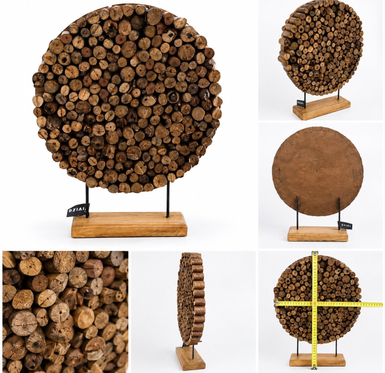 Decoratief houten ornament op standaard – eyecatcher, Huis en Inrichting, Woonaccessoires | Overige, Hout, Overige stijlen, Ophalen of Verzenden