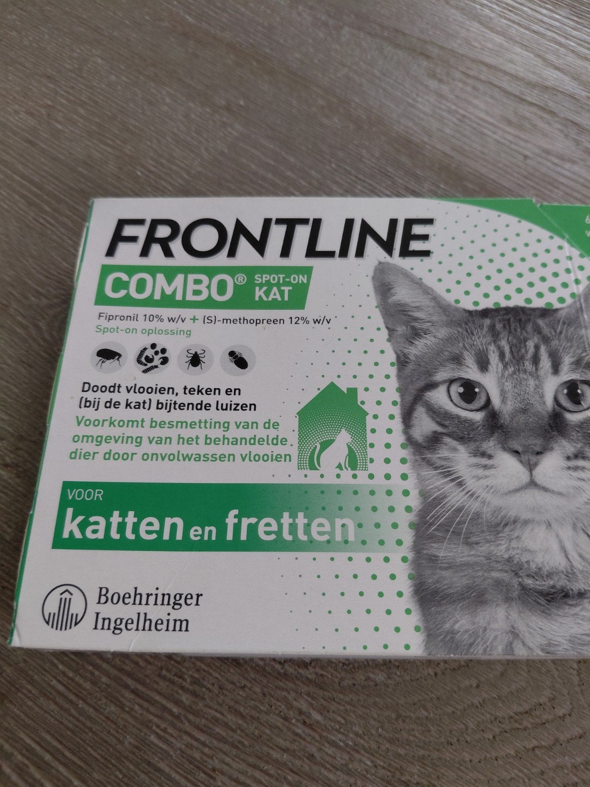 Frontlinie kat vlooien en teken, Dieren en Toebehoren, Ophalen of Verzenden