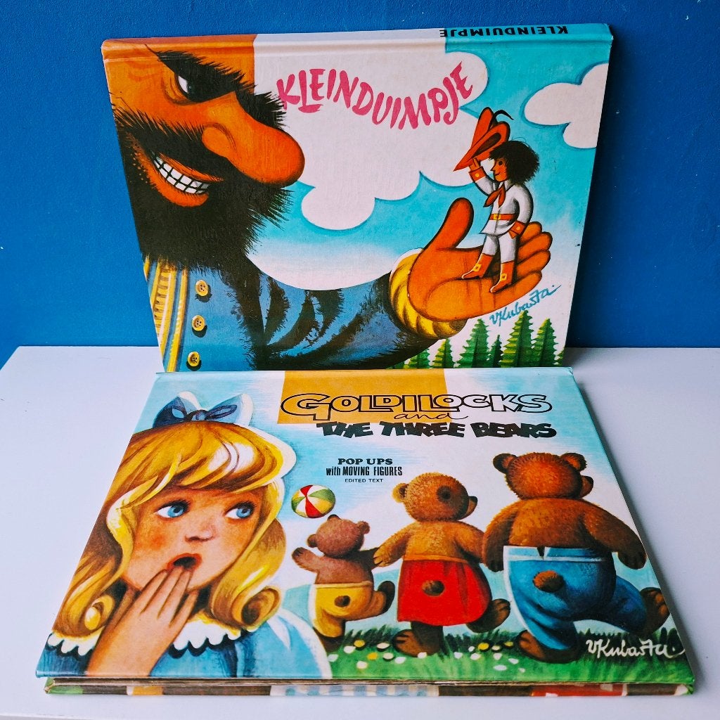 Pop-upboeken Kubašta/Klein Duimpje & Goldilocks, Boeken, Ophalen of Verzenden, Gelezen