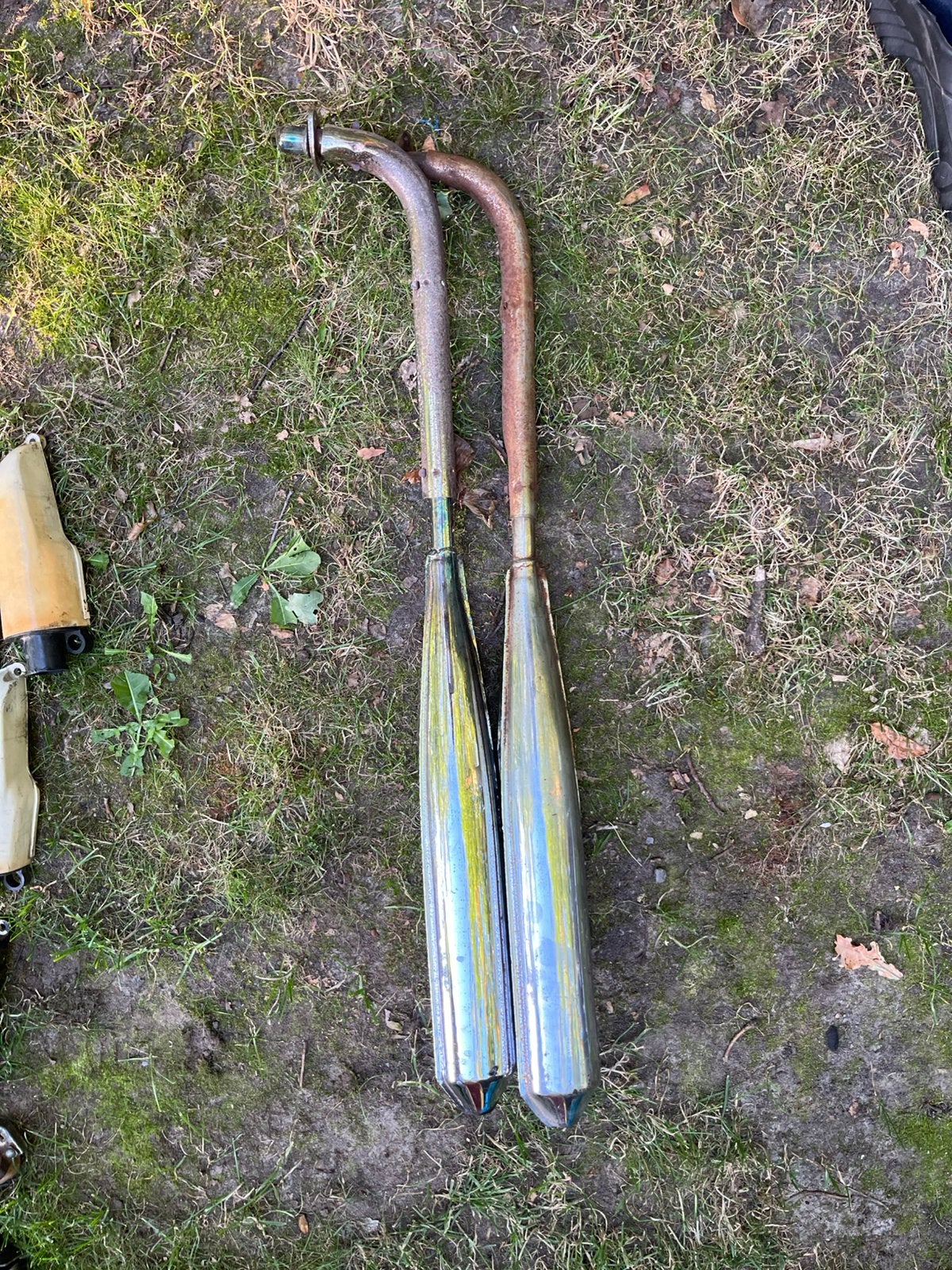 Uitlaten honda amigo novio pc50, Fietsen en Brommers, Ophalen of Verzenden, Zo goed als nieuw