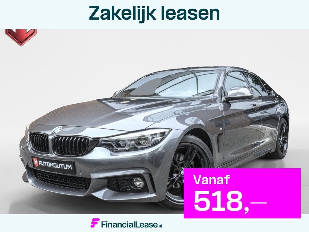 BMW 4 Serie Gran Coupé 420i M Sport | Trekhaak | Leder | Ac, Automaat, 1998 cc, Achterwielaandrijving, Gebruikt