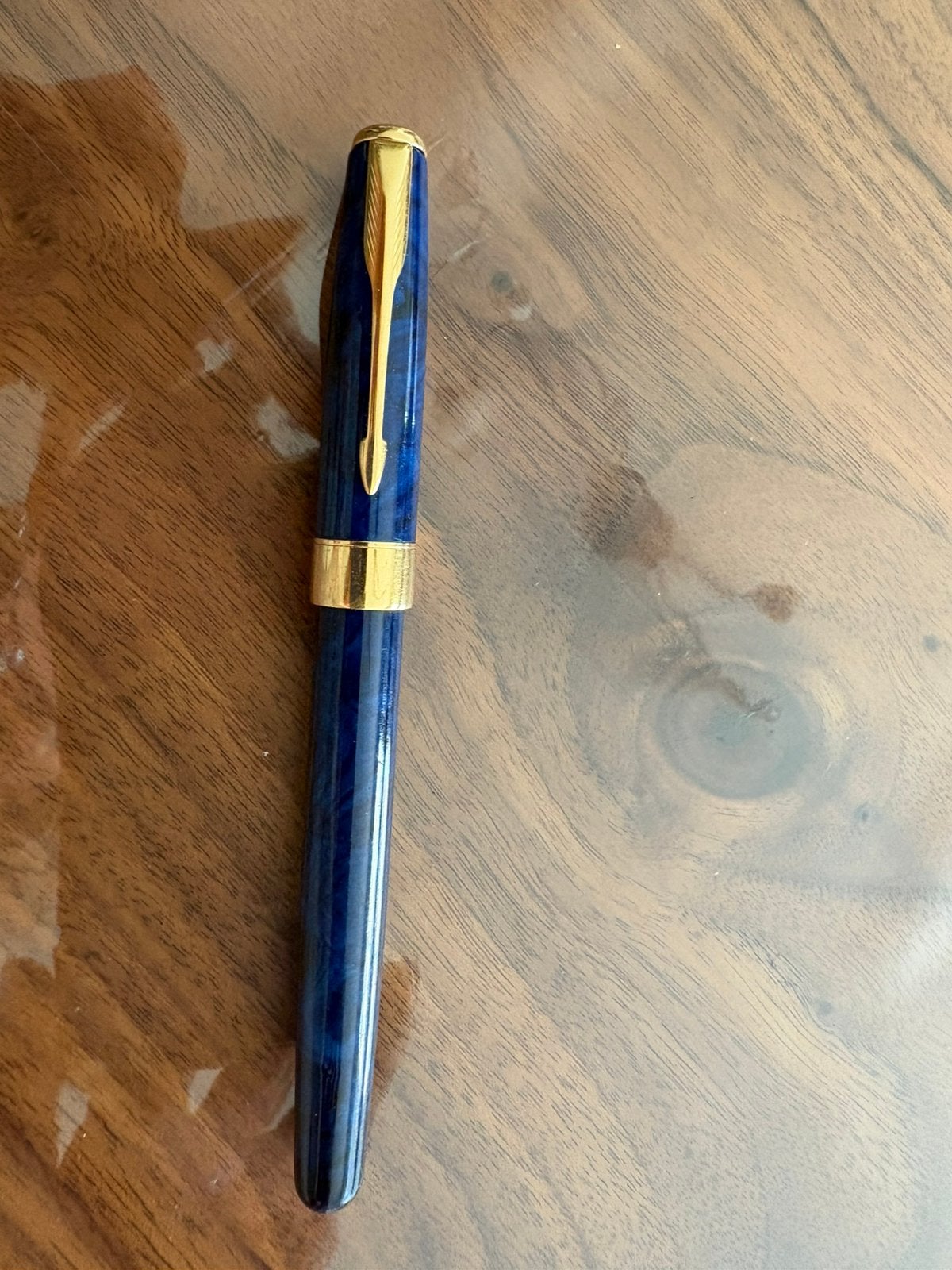 Klassieke blauwe Waterman vulpen, Ophalen, Gebruikt, Vulpen, Waterman