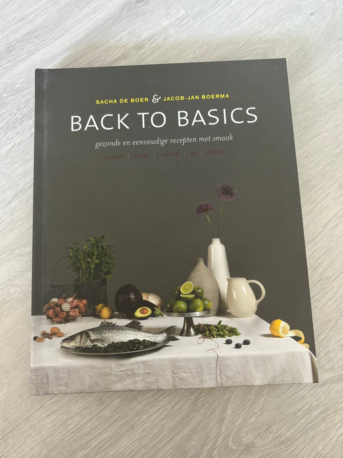 Sacha de Boer - Back to basics, Boeken, Ophalen of Verzenden, Zo goed als nieuw, Sacha de Boer; Jacob-Jan Boerma