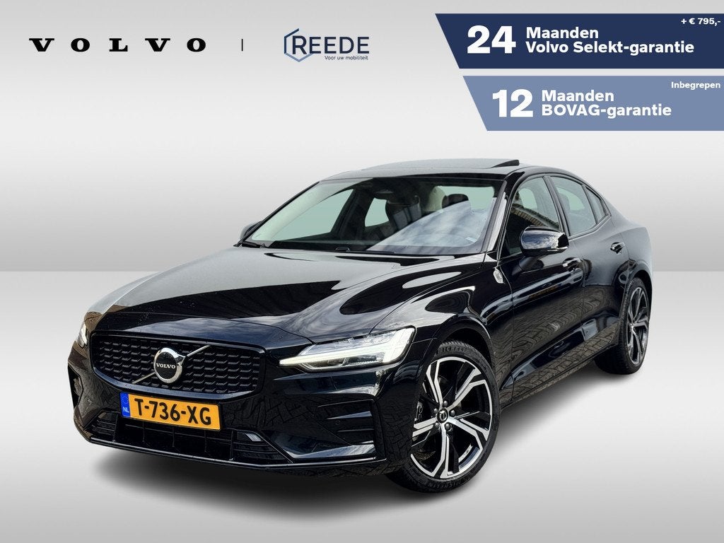 Volvo S60 2.0 B4 Automaat Plus Dark Panoramadak | Black Edit, Auto's, 12 maanden, 4 cilinders, S60, Zwart