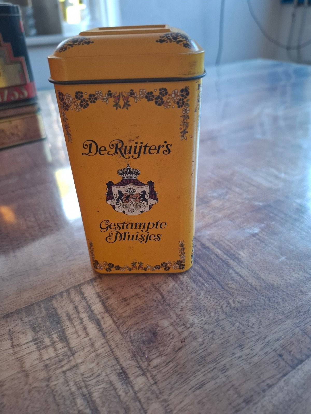 Vintage De Ruijter's Gestampte Muisjes Blik, Antiek en Kunst, Ophalen of Verzenden