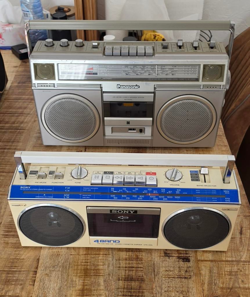 4 x vintage cassetterecorders, Audio, Tv en Foto, Cassettedecks, Ophalen, Overige merken