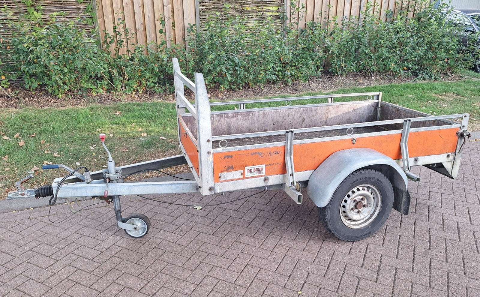 Henra aanhangwagen geremd 1000 kg, Ophalen, Gebruikt