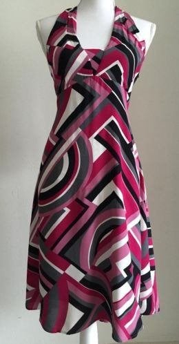 STEPS halterjurk maat S, ZGAN! CADEAUTIP!, Overige kleuren, Verzenden, Zo goed als nieuw, Knielengte