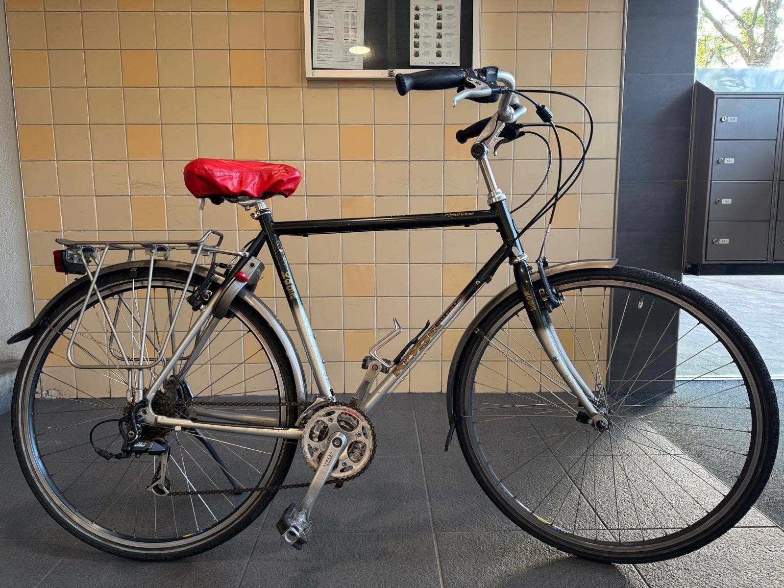 Koga herenfiets, Ophalen, 28 inch, Gebruikt, Velgrem