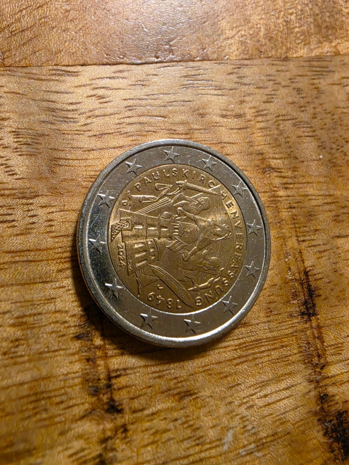 2 euro Duitsland, herdenkingsmunt Paulskirche, Ophalen, Duitsland, 2 euro