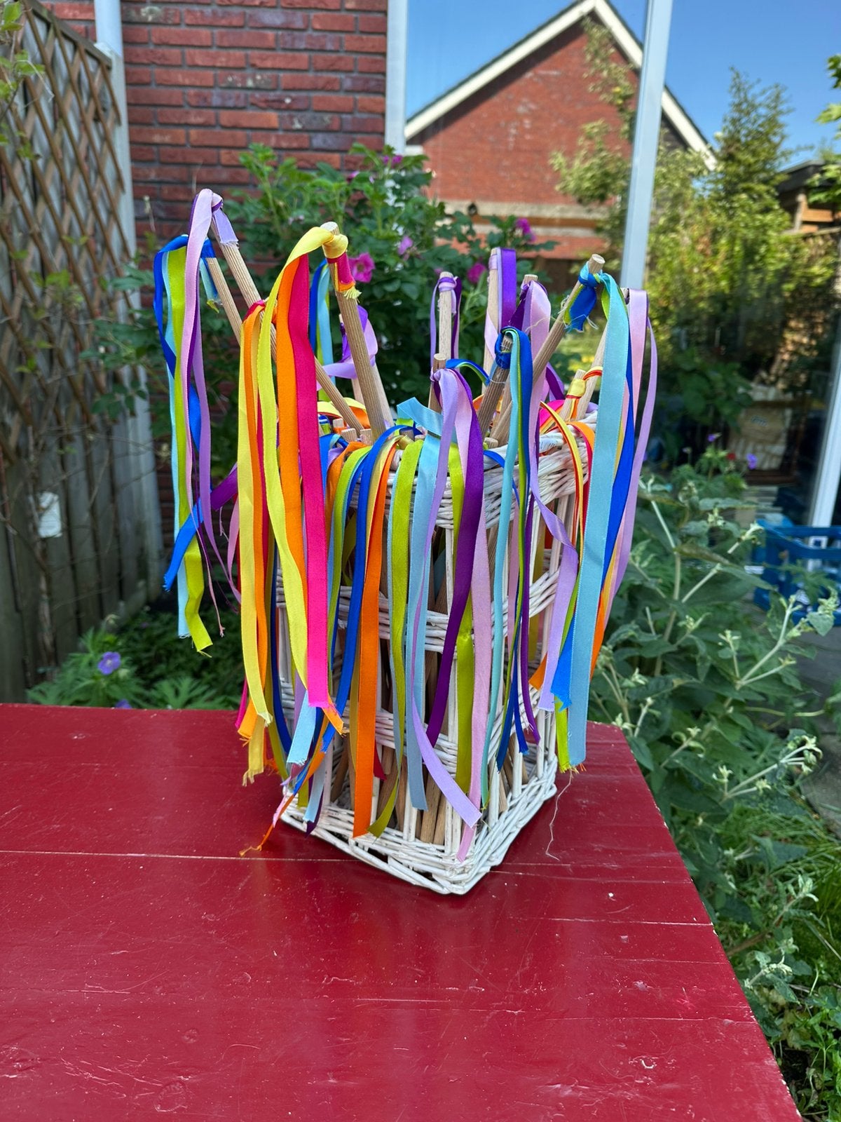 Wedding wands bruiloft versiering ipv confettie, Ophalen of Verzenden, Zo goed als nieuw, Versiering, Geboorte of Huwelijk