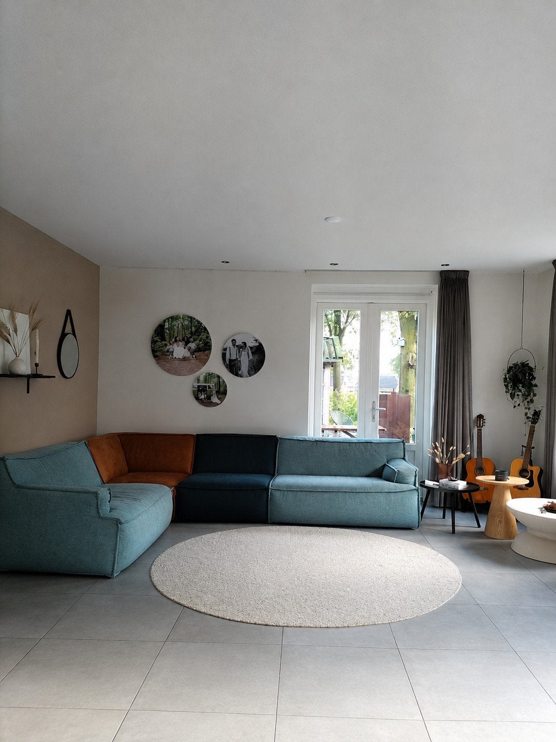 Moderne Hoekbank - Comfortabel en Stijlvol, Huis en Inrichting, Ophalen, Modern, Comfortabel, Gebruikt, 100 tot 125 cm