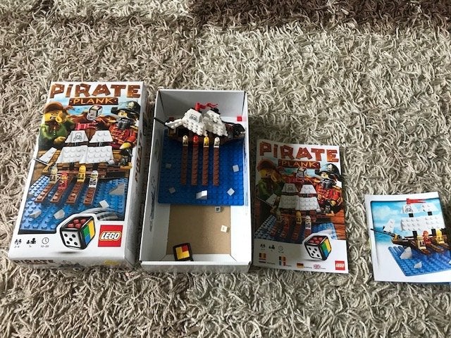 Lego 3848 pirate plank compleet, Ophalen of Verzenden, Gebruikt