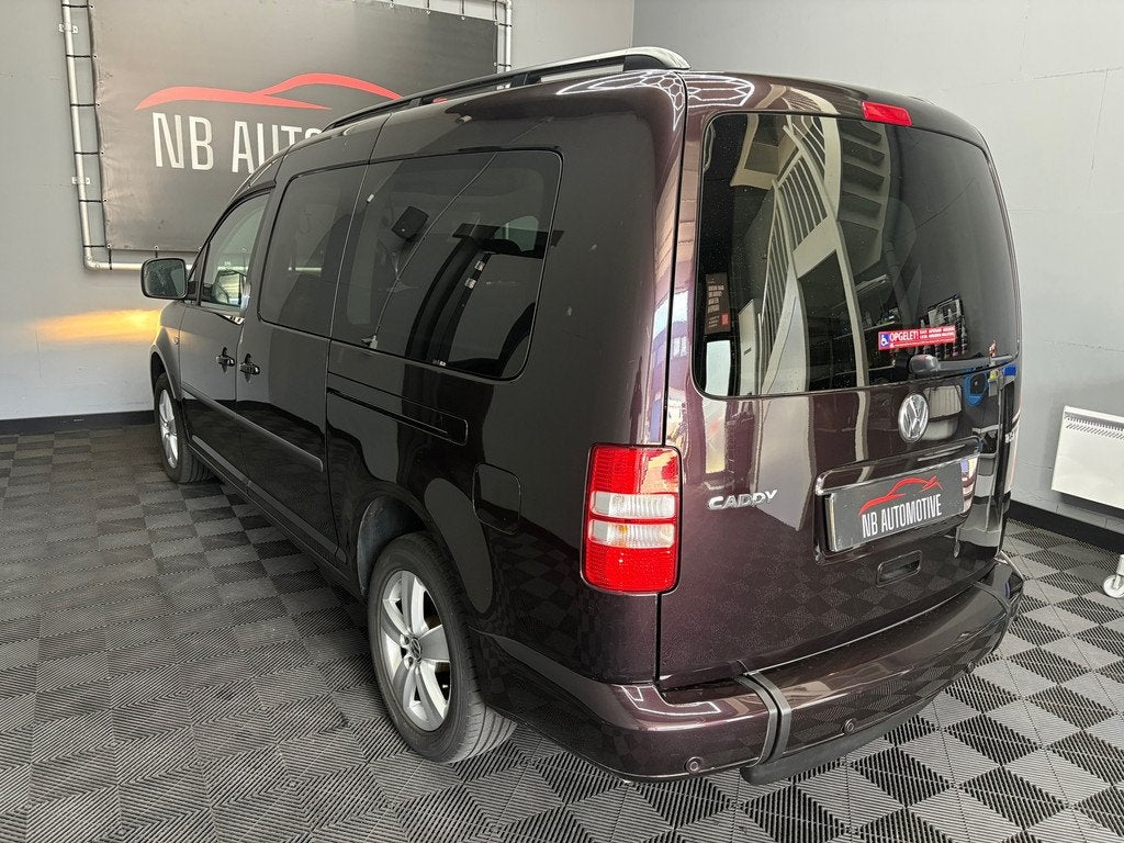 Volkswagen Caddy Maxi 1.2 TSI Comfortline Rolstoelauto, Auto's, Volkswagen, Euro 5, Gebruikt, Zwart, 4 cilinders