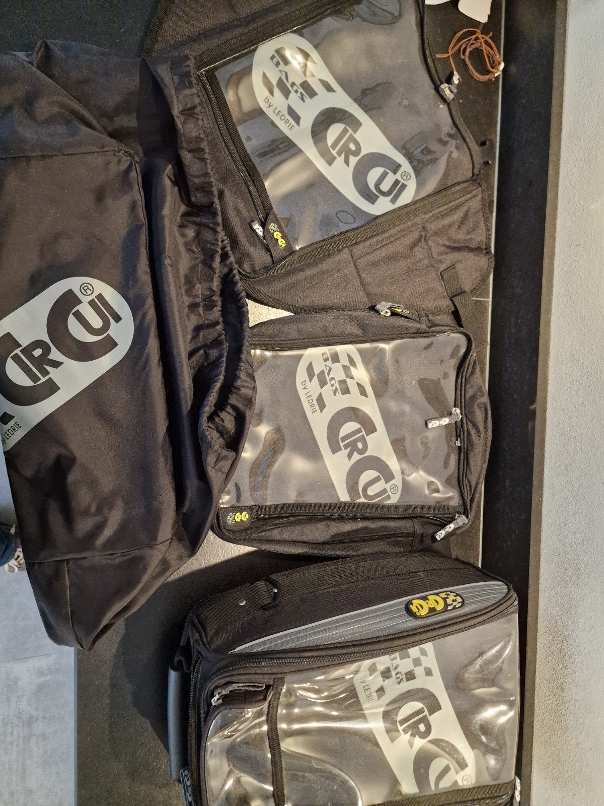 CIRCU Bags by Ledrie Motorfiets Tassen Set, Ophalen, Gebruikt
