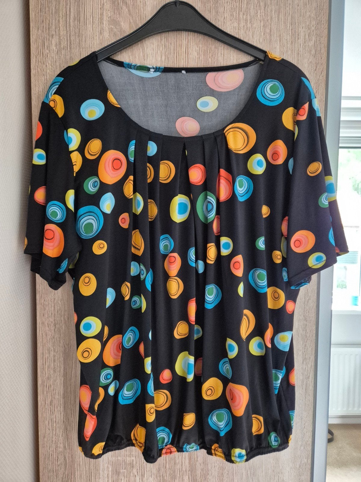 Shirt Magna maat 52/54, Zwart, Maat 46/48 (XL) of groter, Ophalen of Verzenden, Korte mouw