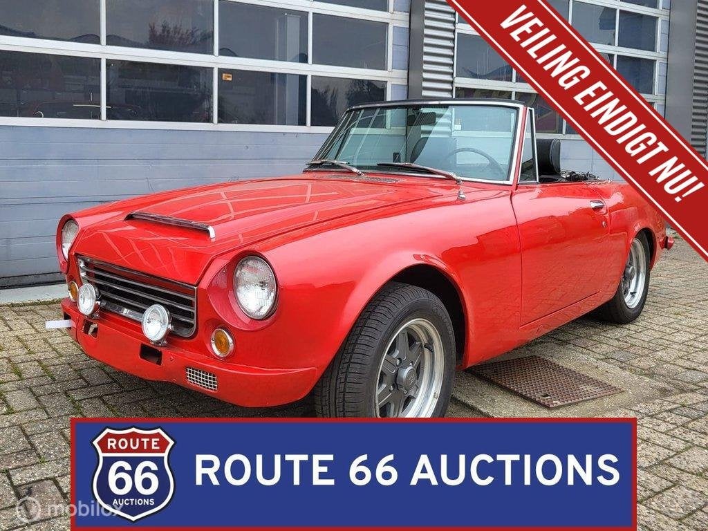 Datsun Fairlady 1600 | 1968 | Route 66 Auctions, Auto's, Overige merken, Overige carrosserieën, Zwart, Bedrijf