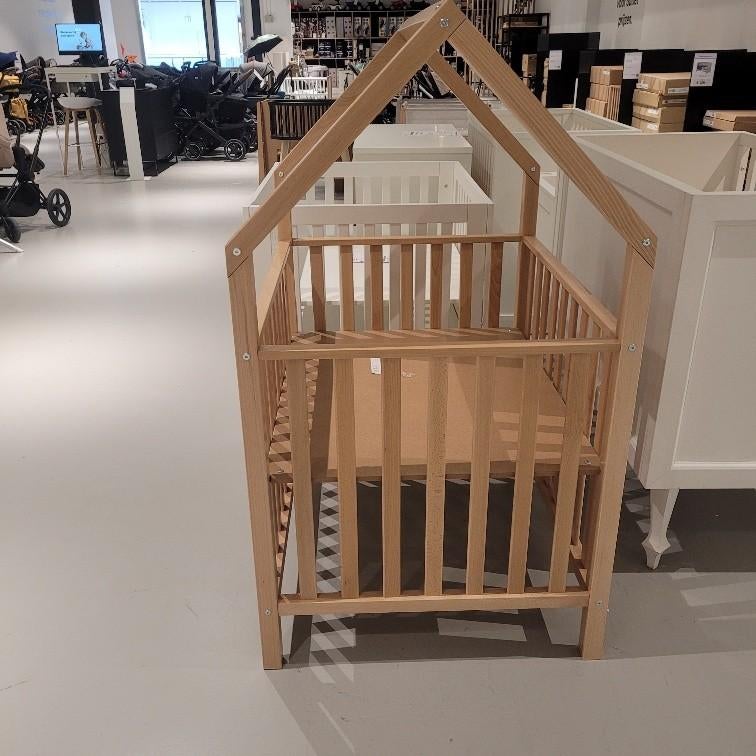 Bopita Home Box Naturel, Kinderen en Baby's, Boxen, Ophalen, Zo goed als nieuw, Rechthoekig, In hoogte verstelbaar