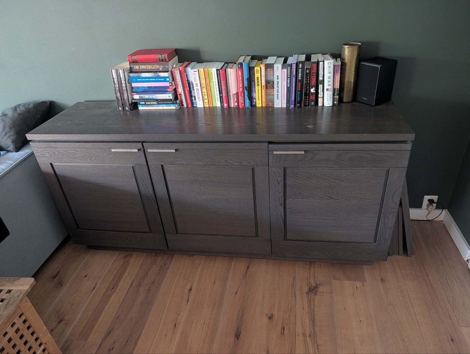 Mooie houten kast van kwaliteit., Ophalen, Gebruikt, Met deur(en), 150 tot 200 cm