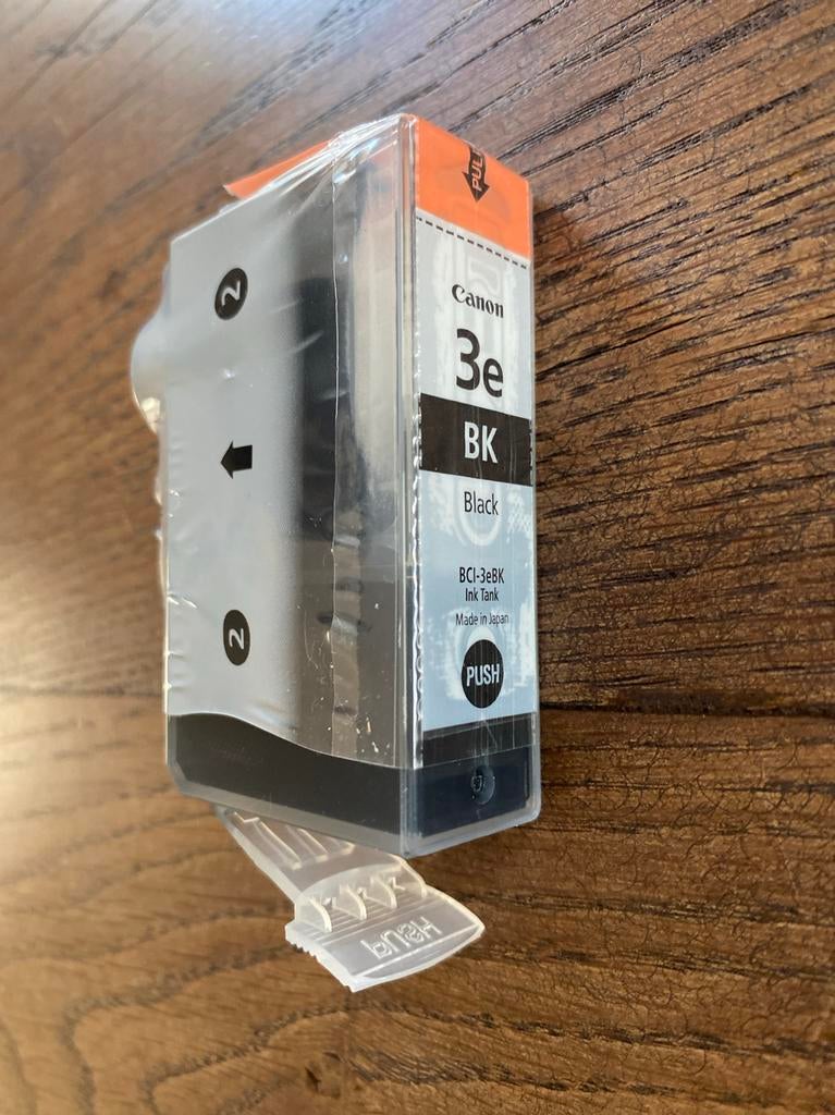 Canon originele BCI-3eBK - Zwart inktpatroon, Ophalen, Nieuw, Cartridge
