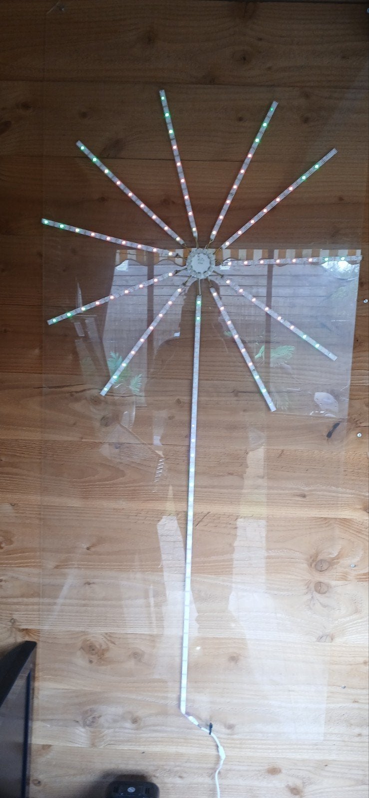 led vuurwerk, Ophalen, Licht