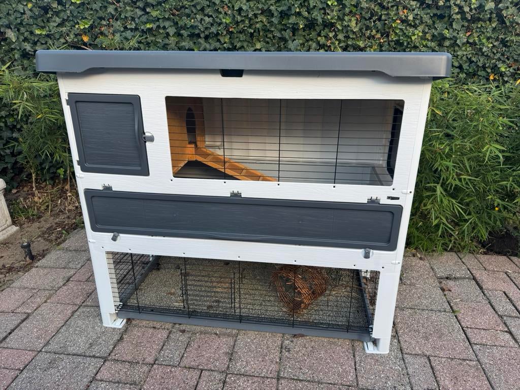 Konijnen buiten kooi, Kooi, 110 cm of meer, Zo goed als nieuw, Ophalen