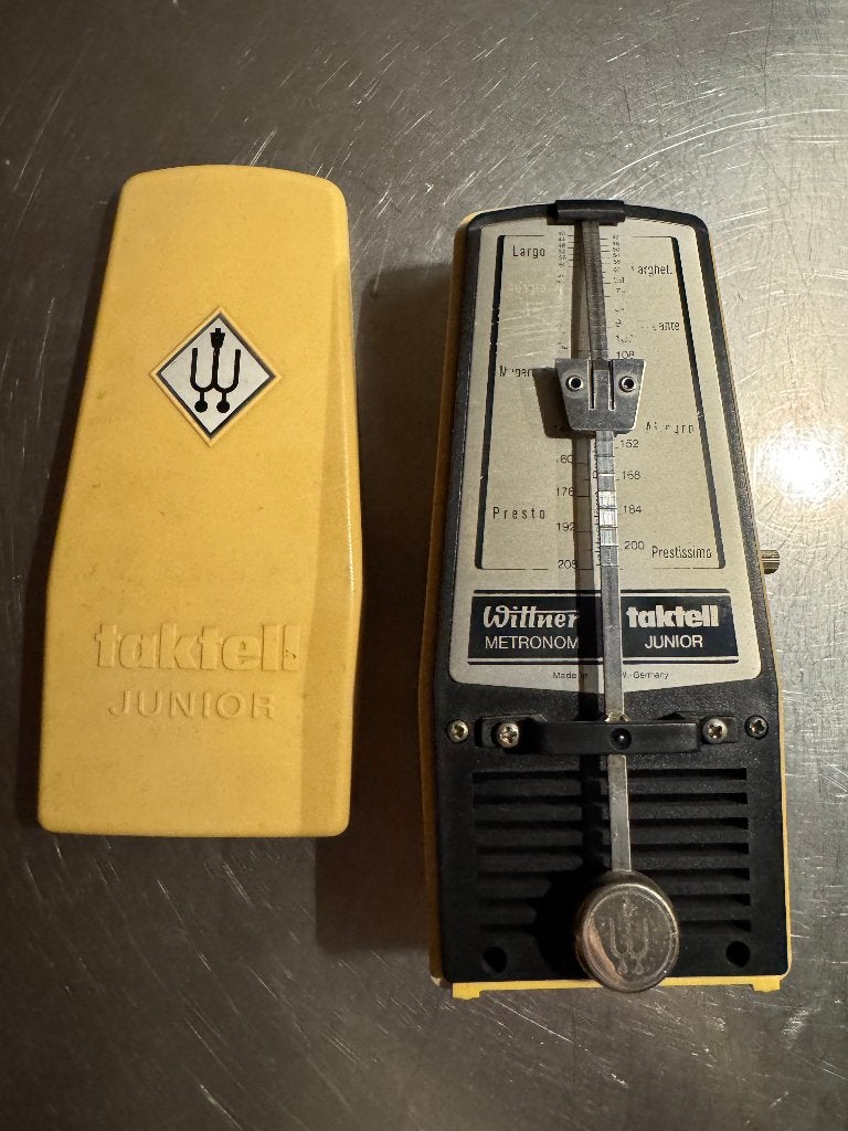 Wittner Taktell Junior metronoom – vintage W-Germany, Muziek en Instrumenten, Ophalen of Verzenden, Gebruikt