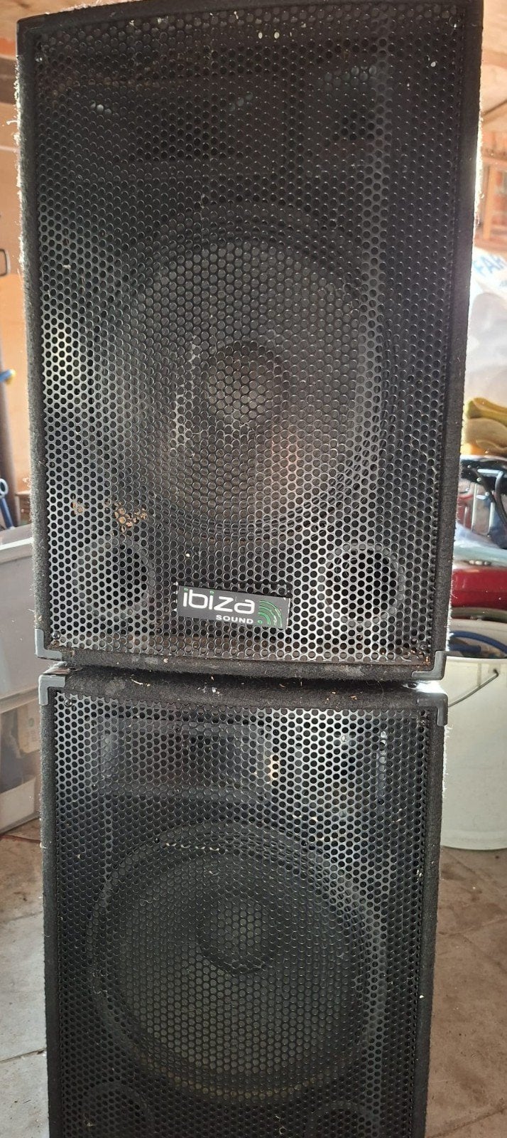 Ibiza Sound DISCO-12B 3-weg PA speaker - 600W, Gebruikt, Party speaker, Ophalen, 150 watt of meer
