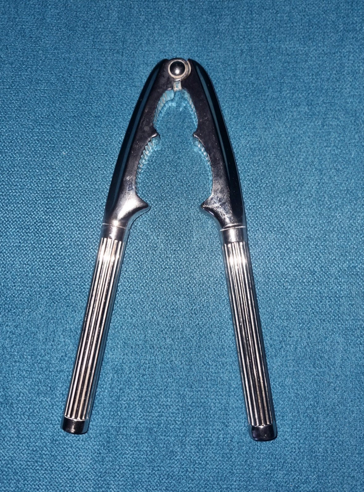Vintage verzilverde notenkraker – ca. 17 cm, Ophalen