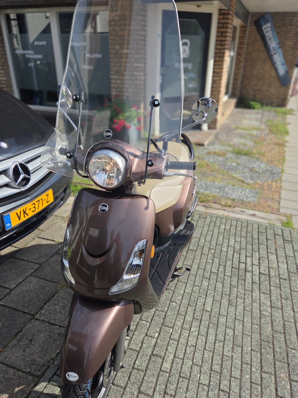 nette gebruikte Sym Fiddle 2 25 km, Gebruikt, Ophalen of Verzenden, Benzine, Fiddle
