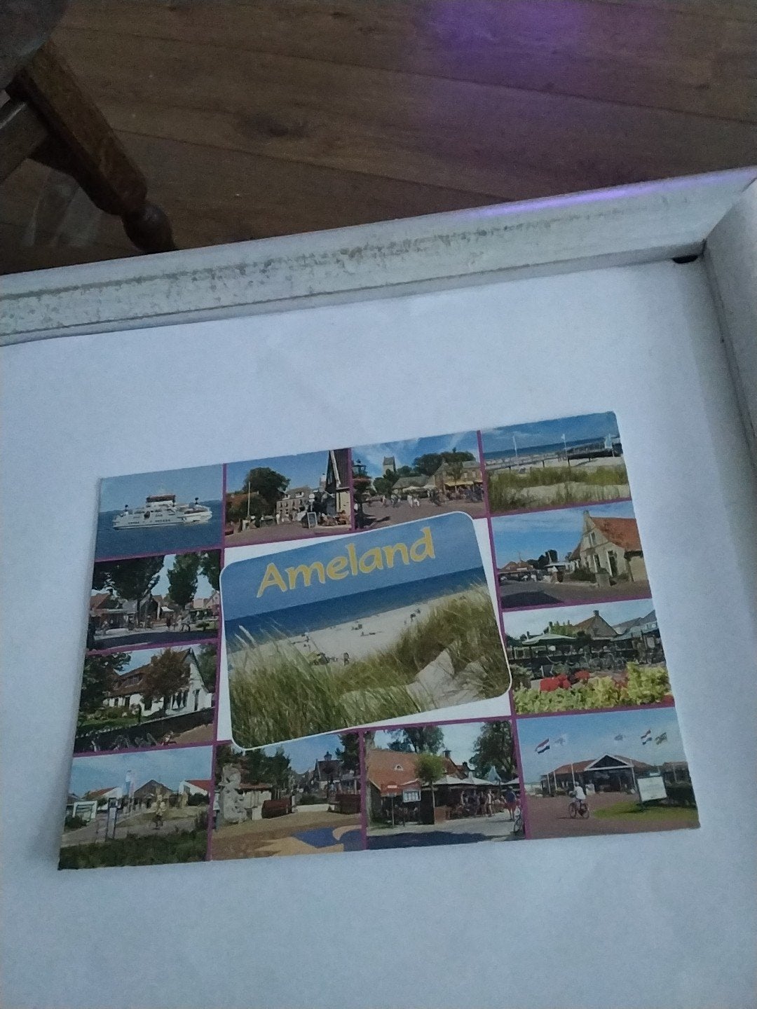 Ansichtkaart Ameland - Gelopen met postzegel 2014, Ophalen of Verzenden, 1980 tot heden, Gelopen, Waddeneilanden