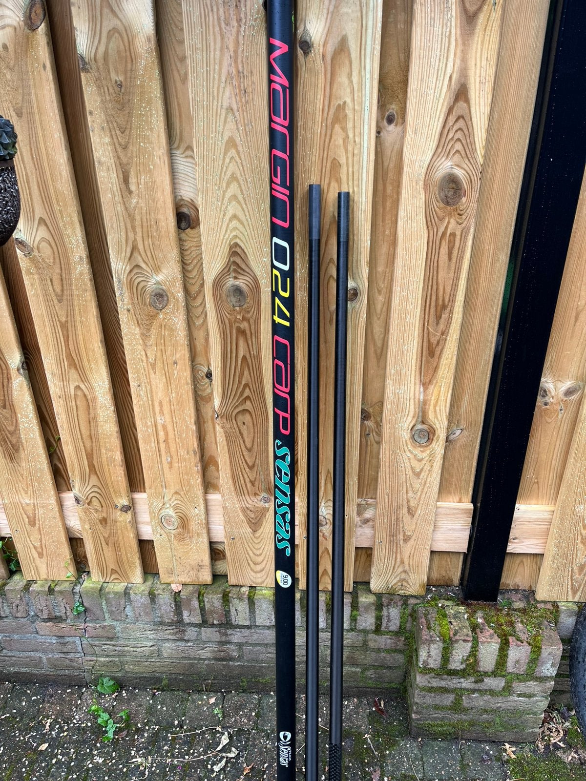 Sensas Margin 024 Carp 9 M met 2 extra 4 delige topsets, Watersport en Boten, Ophalen, Vaste hengel