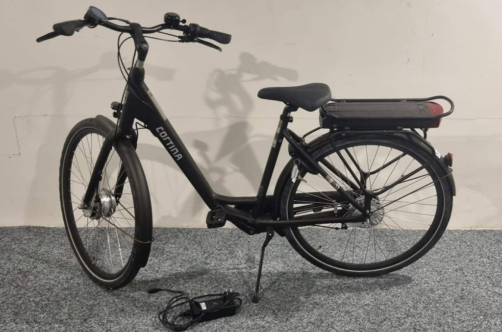 Cortina E-U4 transport electrische fiets, Fietsen en Brommers, Elektrische fietsen, Ophalen, Zo goed als nieuw, Cortina, 51 tot 55 cm