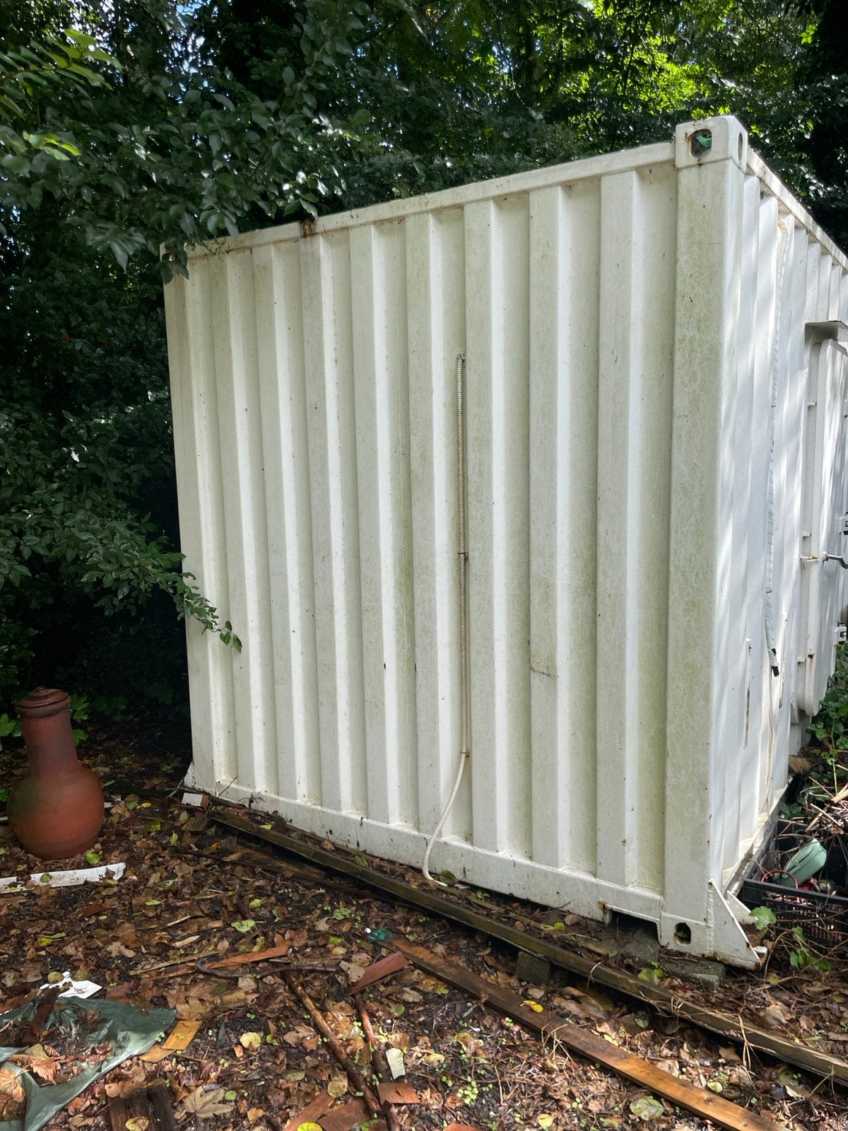 slaapunit in 10ft zeecontainer - basis voor tiny house, Tuinhuis, 1 raam, Metaal, Ophalen